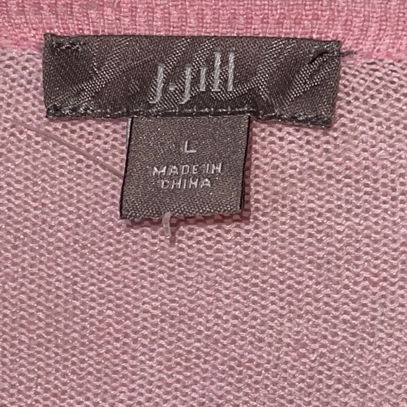 🌹J JILL LINEN BLEND OPEN SWEATER CARDIGAN - Picture 2 of 6